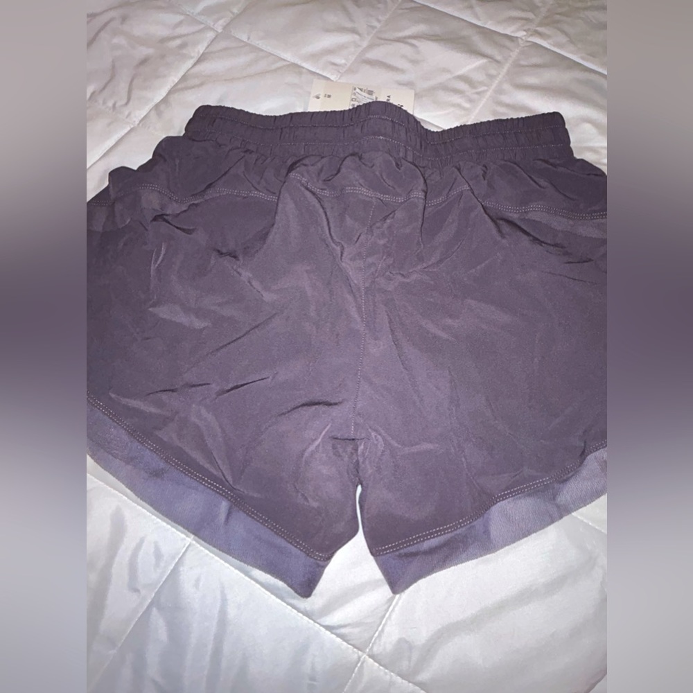 Halara Drawstring Contrast Flowy Mesh 2 in 1 Shorts.